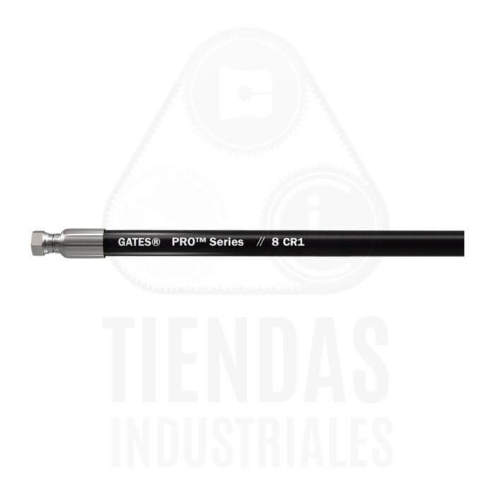 Manguera Hidráulica R1 1/2" 2325 PSI, 1 Trenza 8CR1 Gates - Imagen 1