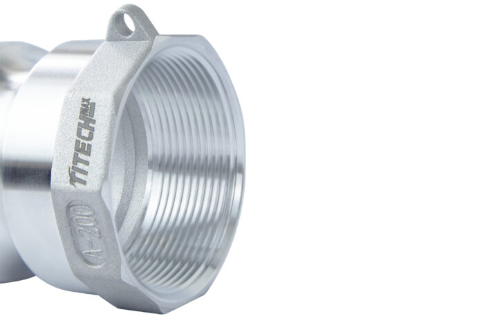 Acople Camlock Tipo A de 2" en Aluminio A380 Conexión Rápida Titech Max - Imagen 4
